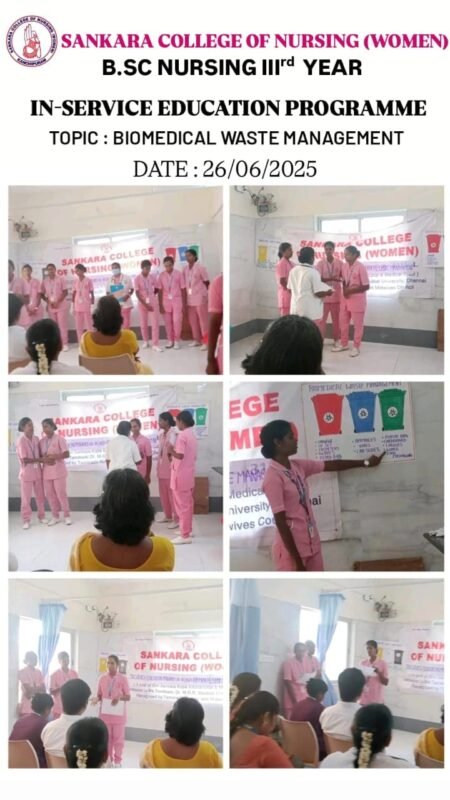 23.Inservice Education on Biomedical Waste Management